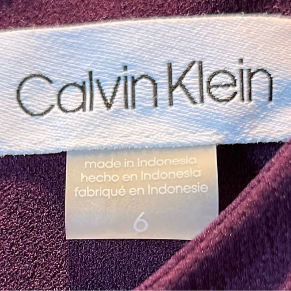 NWT Woman’s Calvin Klein dress, new with tags, size 6 color plum - Picture 10 of 12